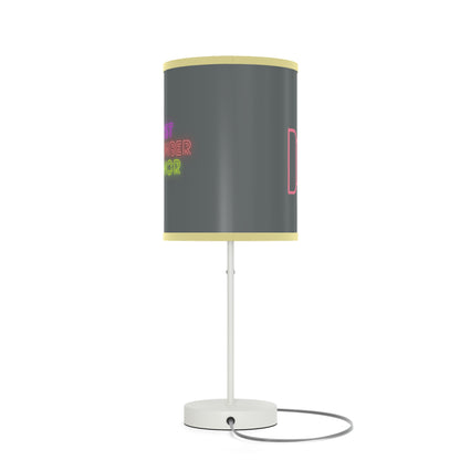 Lamp on a Stand, US|CA plug: Fight Cancer Dark Grey