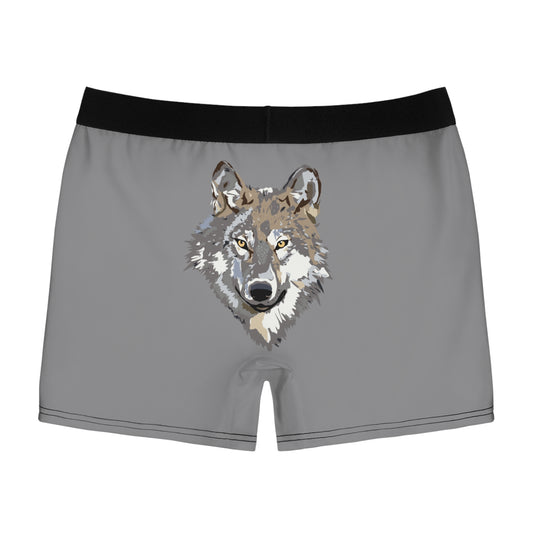 Men's Boxer Briefs: Wolves Grey