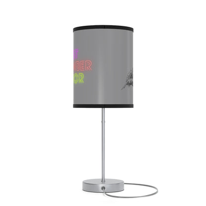 Lamp on a Stand, US|CA plug: Writing Gray 