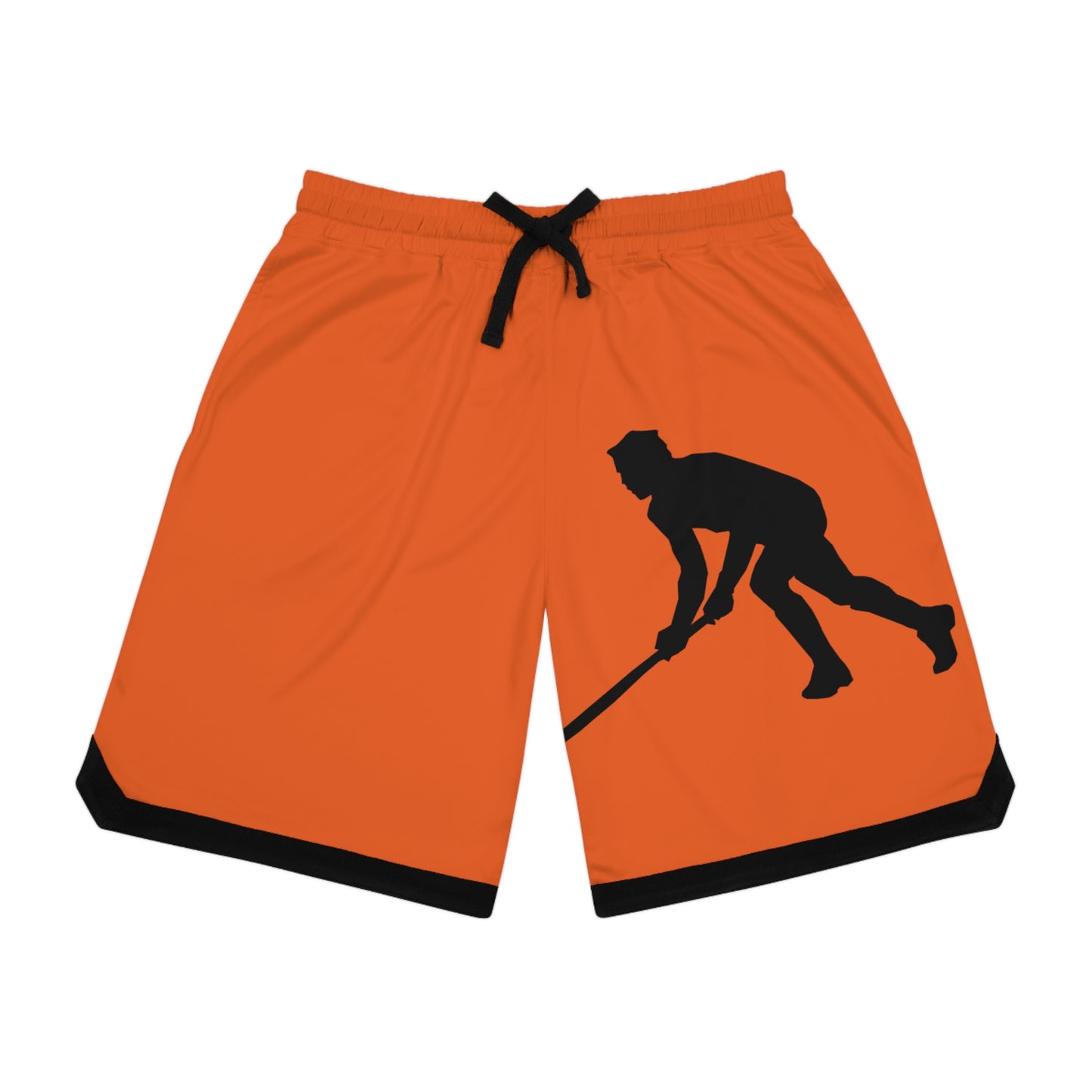 Basketball Rib Shorts: Hockey Orange