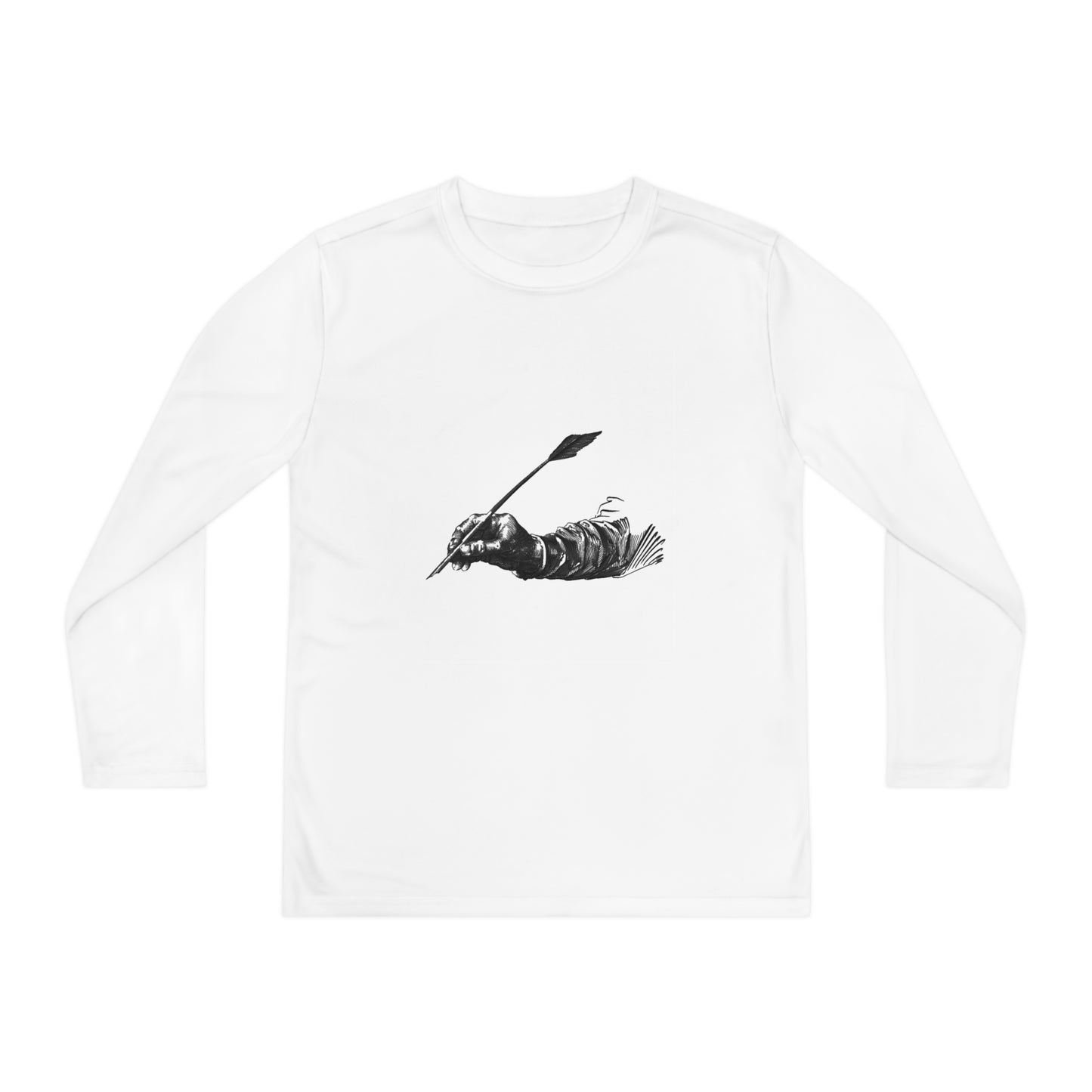 Youth Long Sleeve Competitor Tee: Writing