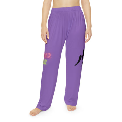 Women's Pajama Pants: Wrestling Lite Purple