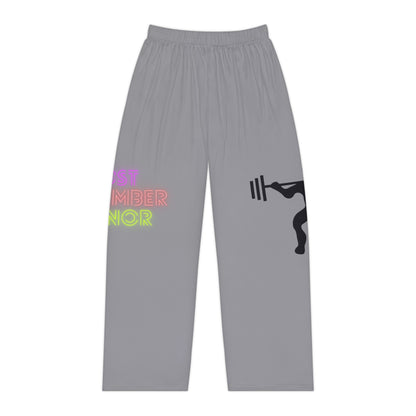 Pambabaeng Pajama Pants: Weightlifting Gray 