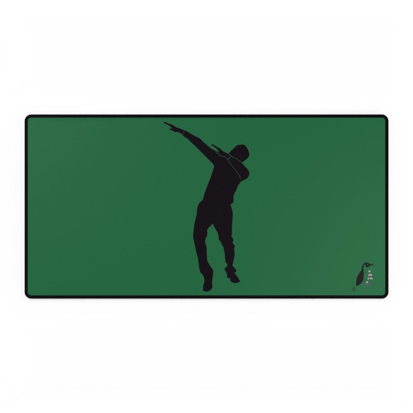 Desk Mats: Dance Dark Green