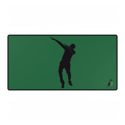 Desk Mats: Dance Dark Green