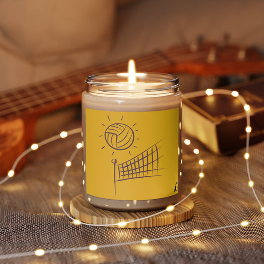 Scented Candle, 9oz: Volleyball Yellow