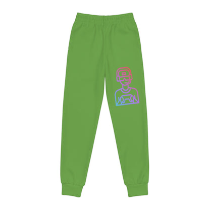 Youth Joggers: Gaming Green