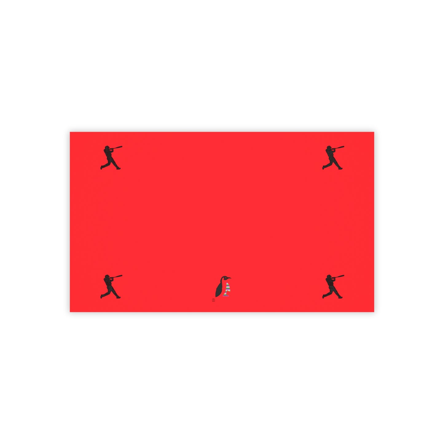 Post-it® Note Pads: Baseball Red