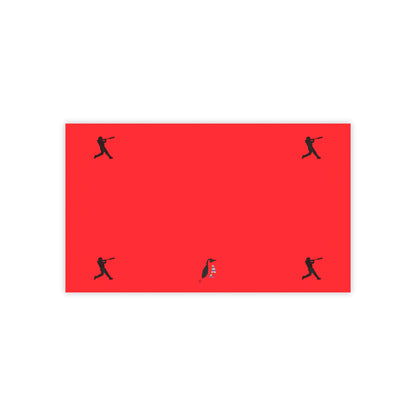 Post-it® Note Pads: Baseball Red