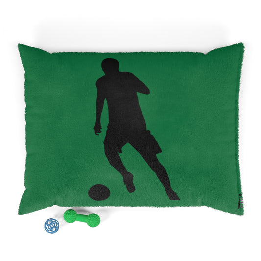 Pet Bed: Soccer Dark Green