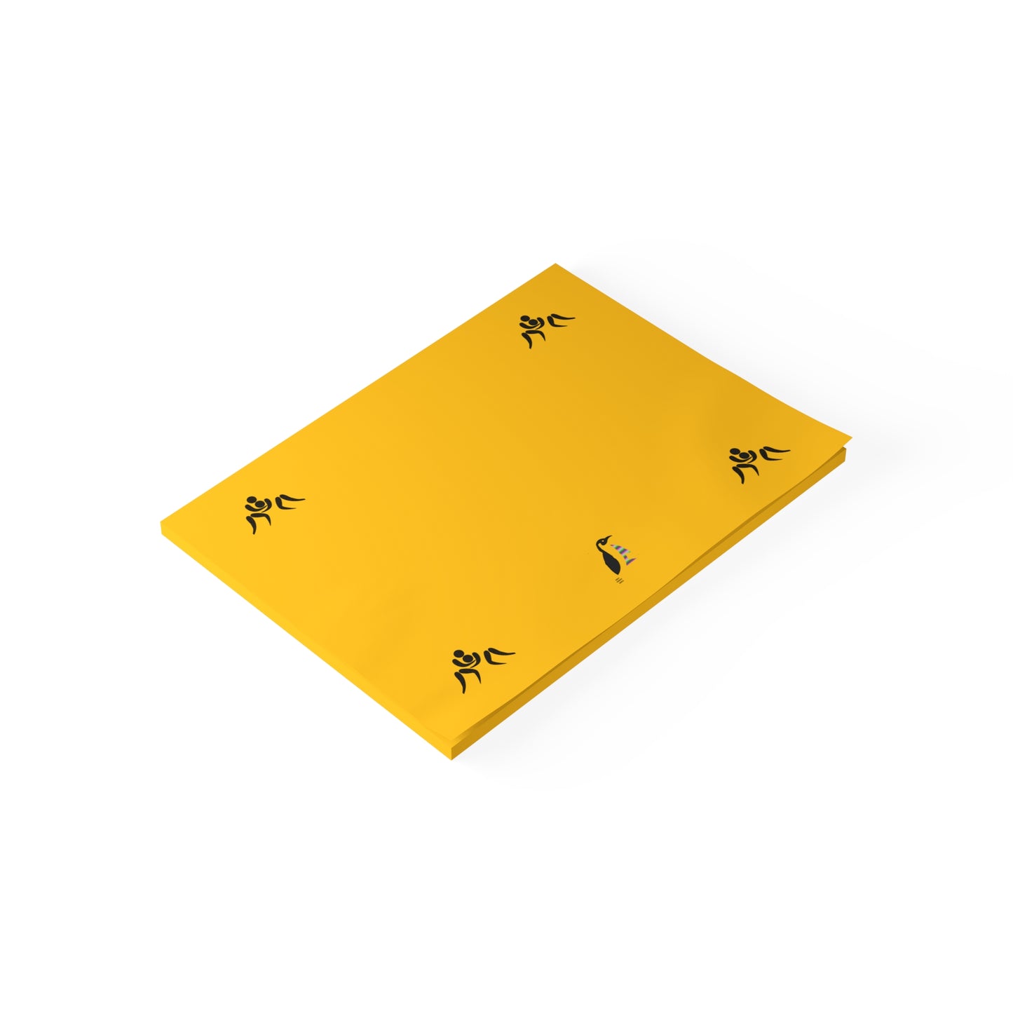 Post-it® Note Pads: Wrestling Yellow