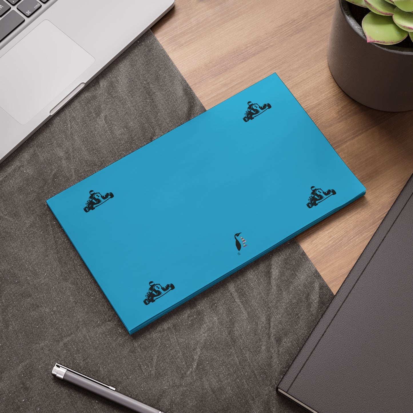 Post-it® Note Pads: Racing Turquoise