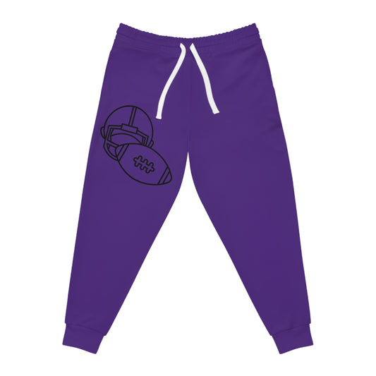 Athletic Joggers: Football Purple