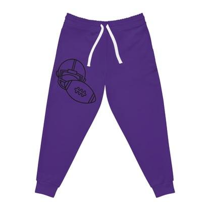 Athletic Joggers: Football Purple