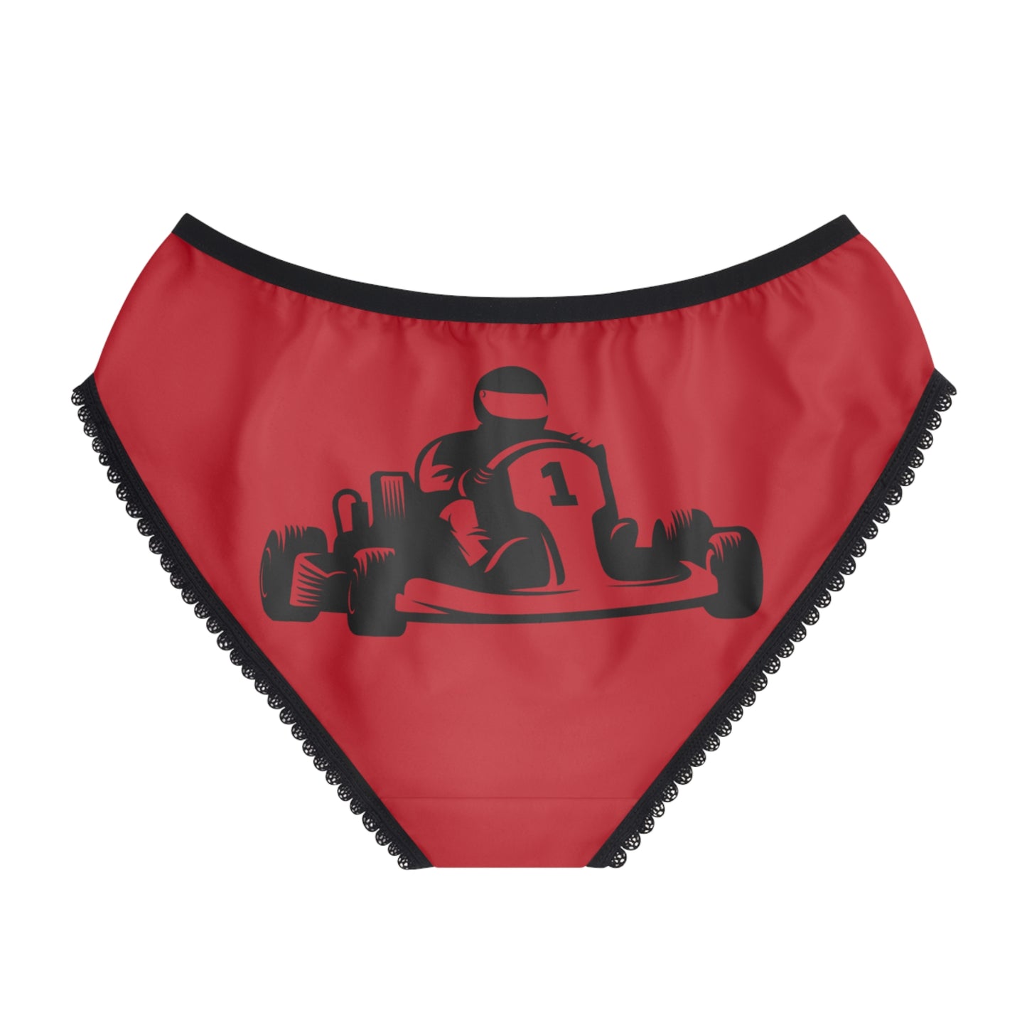 Women's Briefs: Racing Dark Red