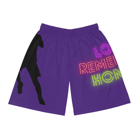 Basketball Shorts: Soccer Purple