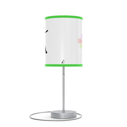 Lamp on a Stand, US|CA plug: Baseball White