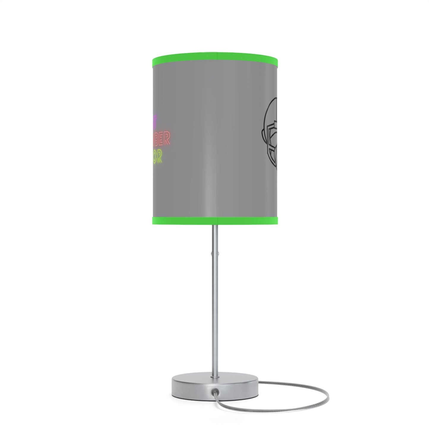 Lamp on a Stand, US|CA plug: Football Grey 