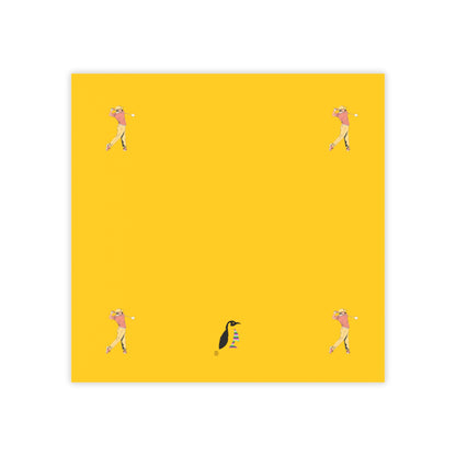 Post-it® Note Pads: Golf Yellow