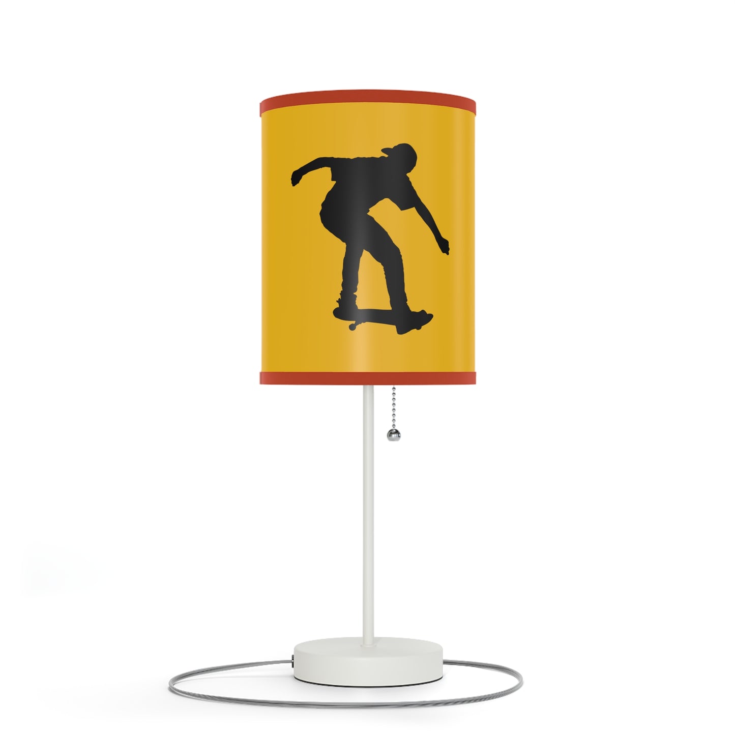 Lamp on a Stand, US|CA plug: Skateboarding Yellow