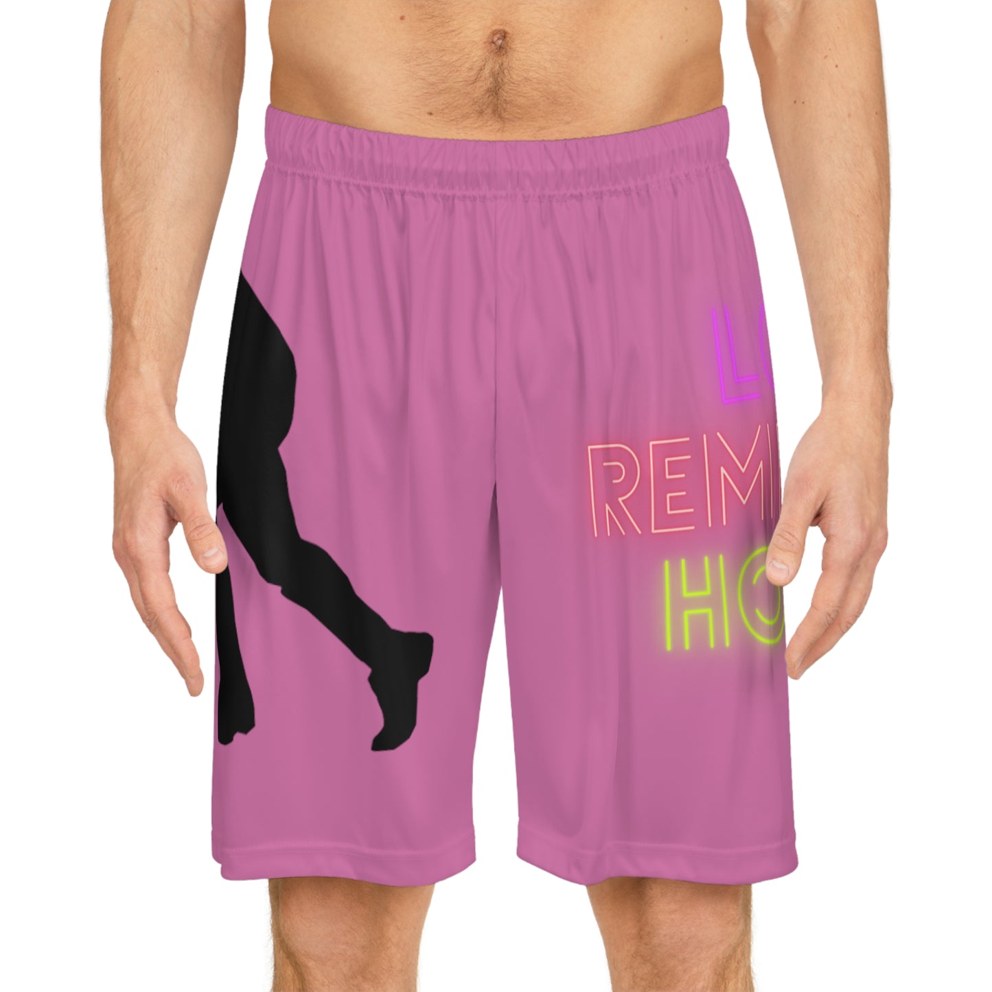 Basketball Shorts: Hockey Lite Pink