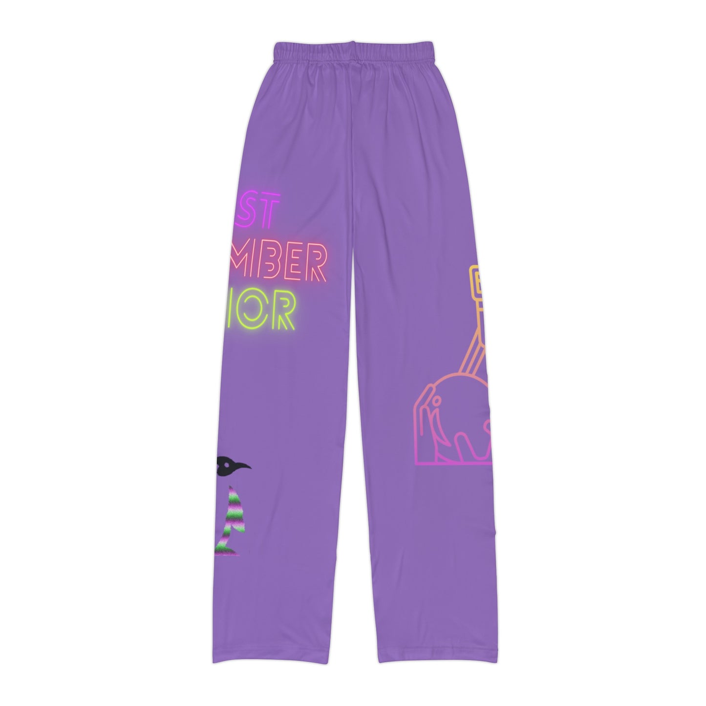 Kids Pajama Pants: Bowling Lite Purple