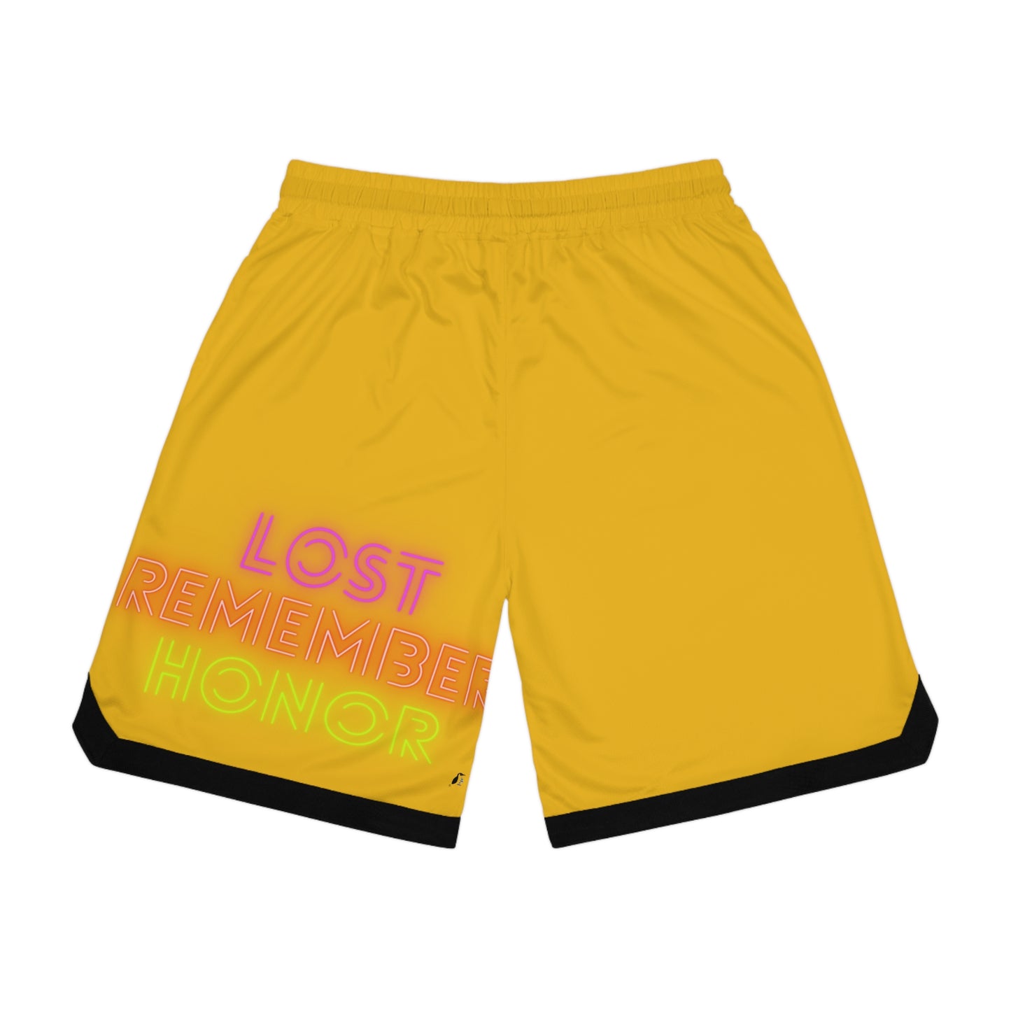 Basketball Rib Shorts: Golf Yellow