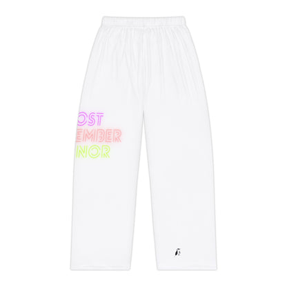 Women's Pajama Pants: Lost Remember Honor White