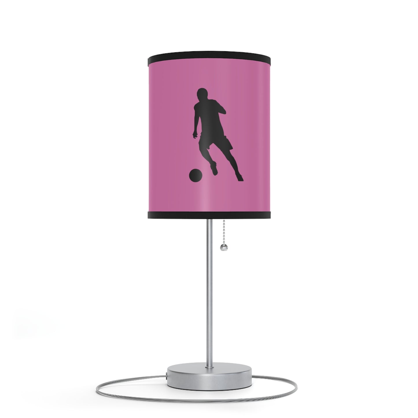 Lamp on a Stand, US|CA plug: Soccer Lite Pink