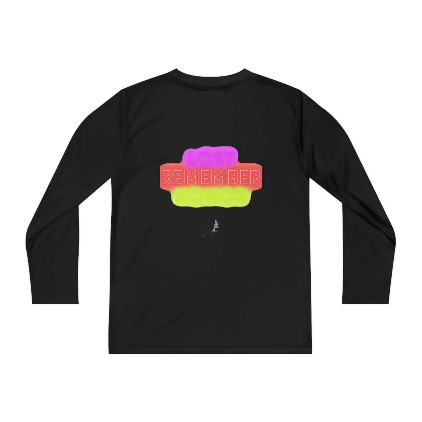 Youth Long Sleeve Competitor Tee: LGBTQ Pride 