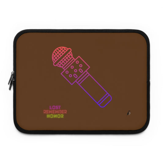 Laptop Sleeve: Music Brown