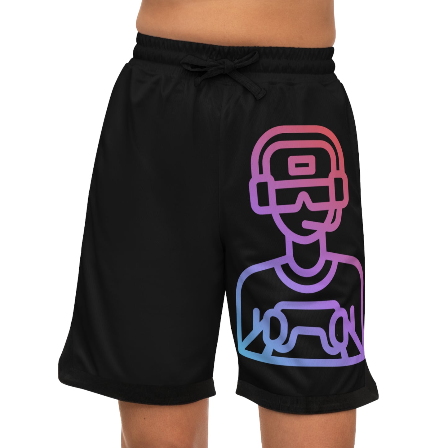 Basketball Rib Shorts: Gaming Black