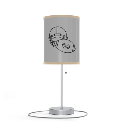 Lamp on a Stand, US|CA plug: Football Lite Grey