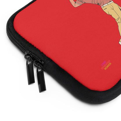 Laptop Sleeve: Golf Red