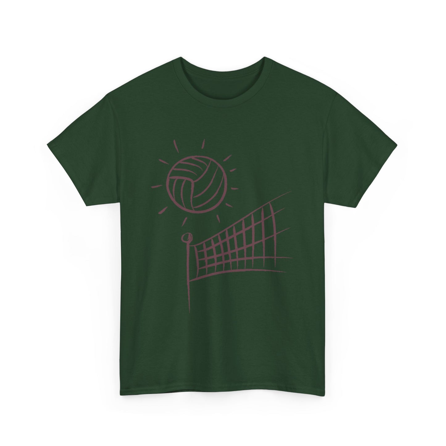 Heavy Cotton Tee: Volleyball #2