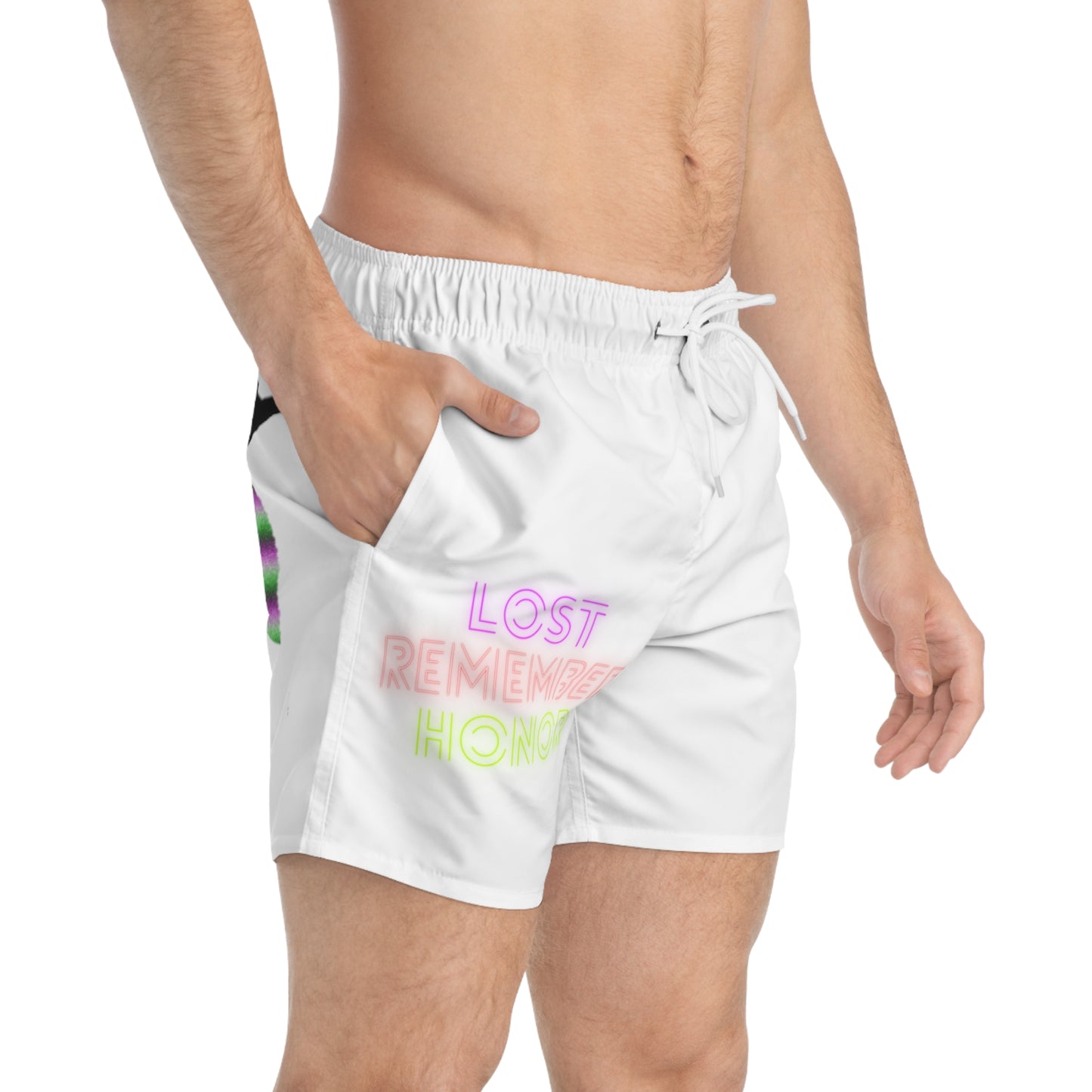 Swim Trunks: Lost Remember Honor White