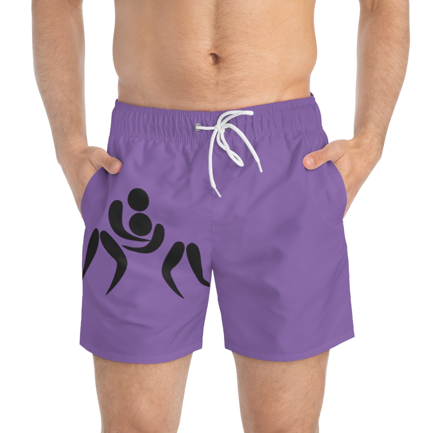 Swim Trunks: Wrestling Lite Purple