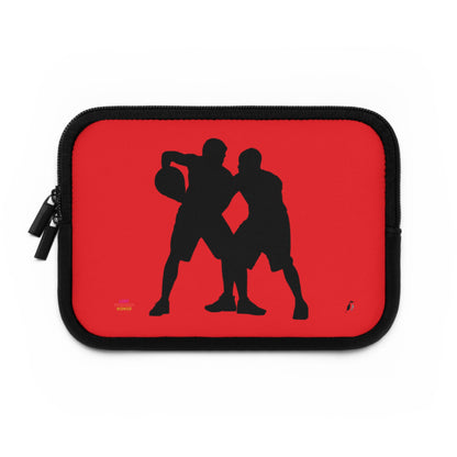 Laptop Sleeve: Basketball Red