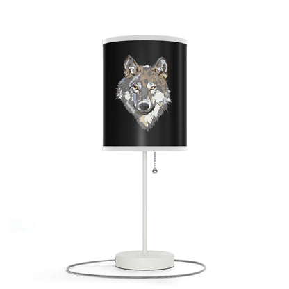 Lamp on a Stand, US|CA plug: Wolves Black