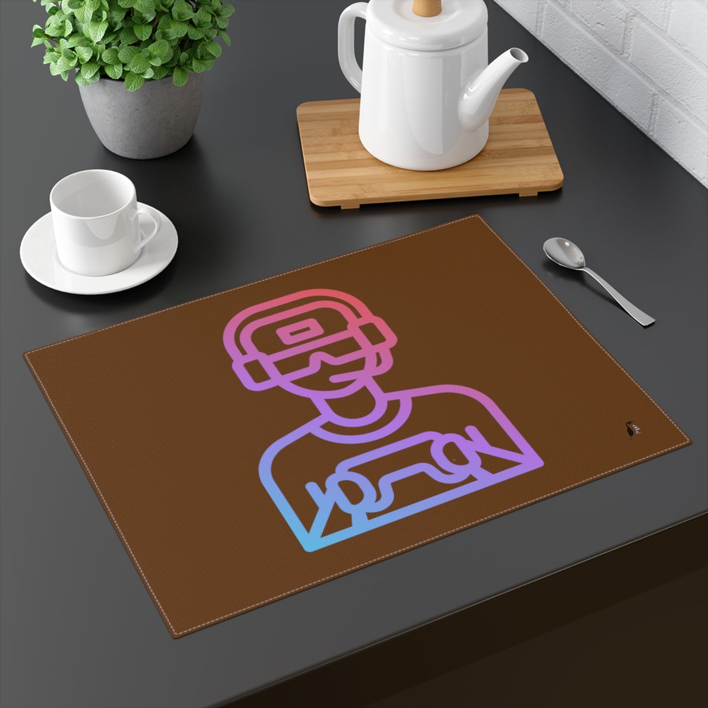 Placemat, 1pc: Gaming Brown