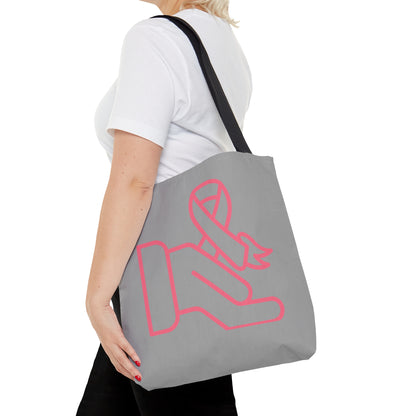 Tote Bag: Fight Cancer Lite Grey