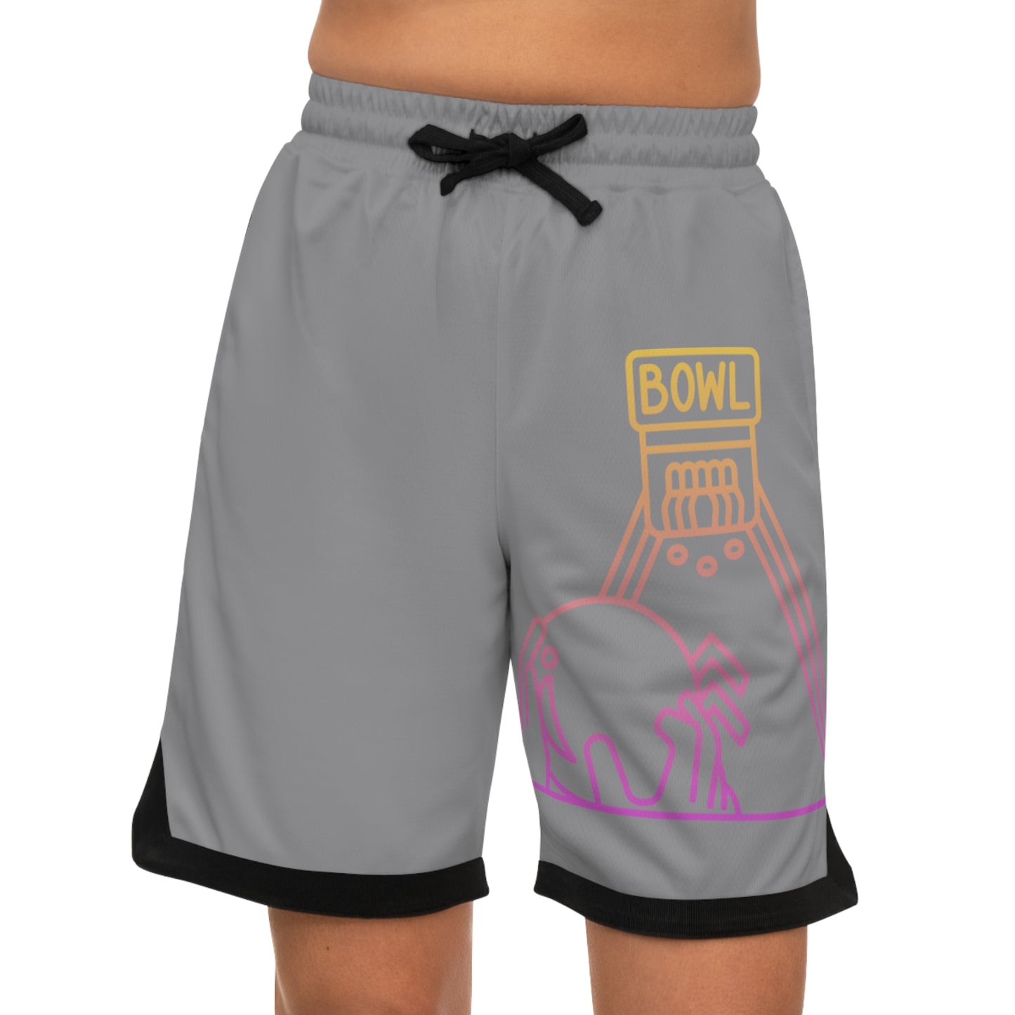 Basketball Rib Shorts: Bowling Grey