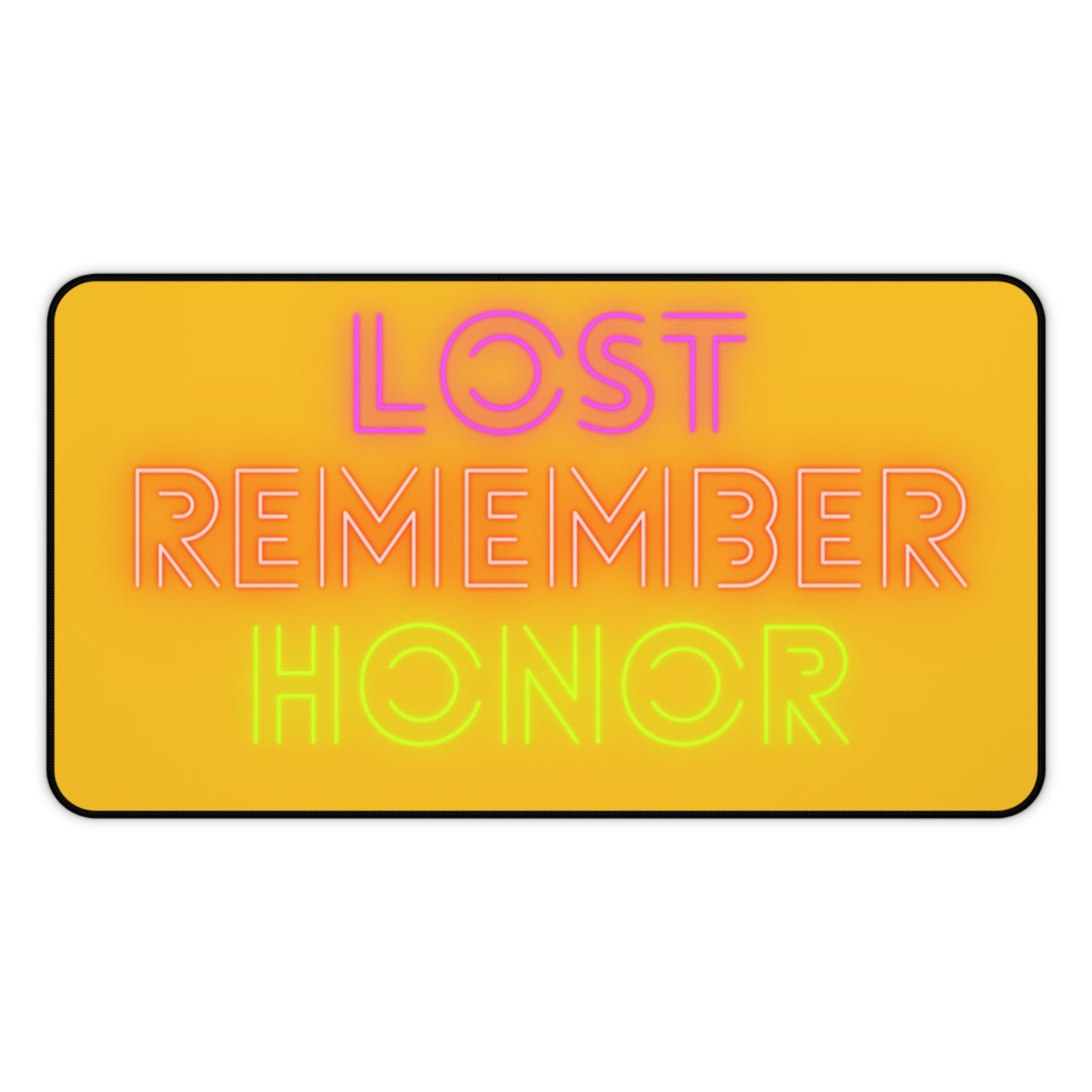 Desk Mat: Lost Remember Honor Yellow