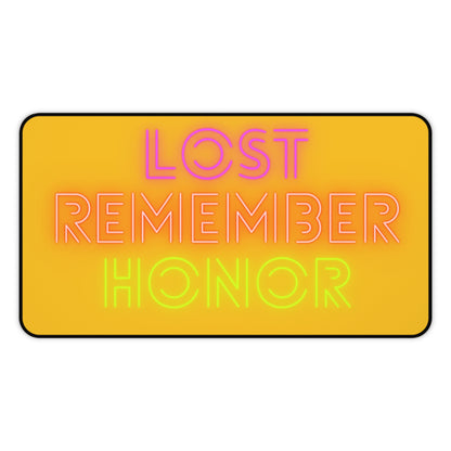 Desk Mat: Lost Remember Honor Yellow