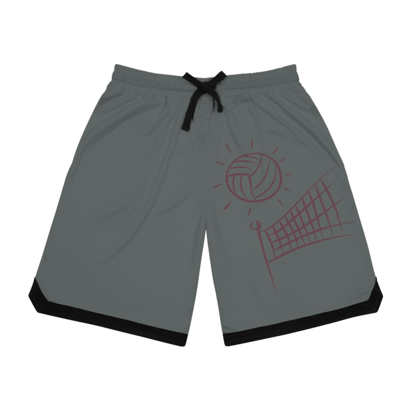 Basketball Rib Shorts: Volleyball Dark Grey