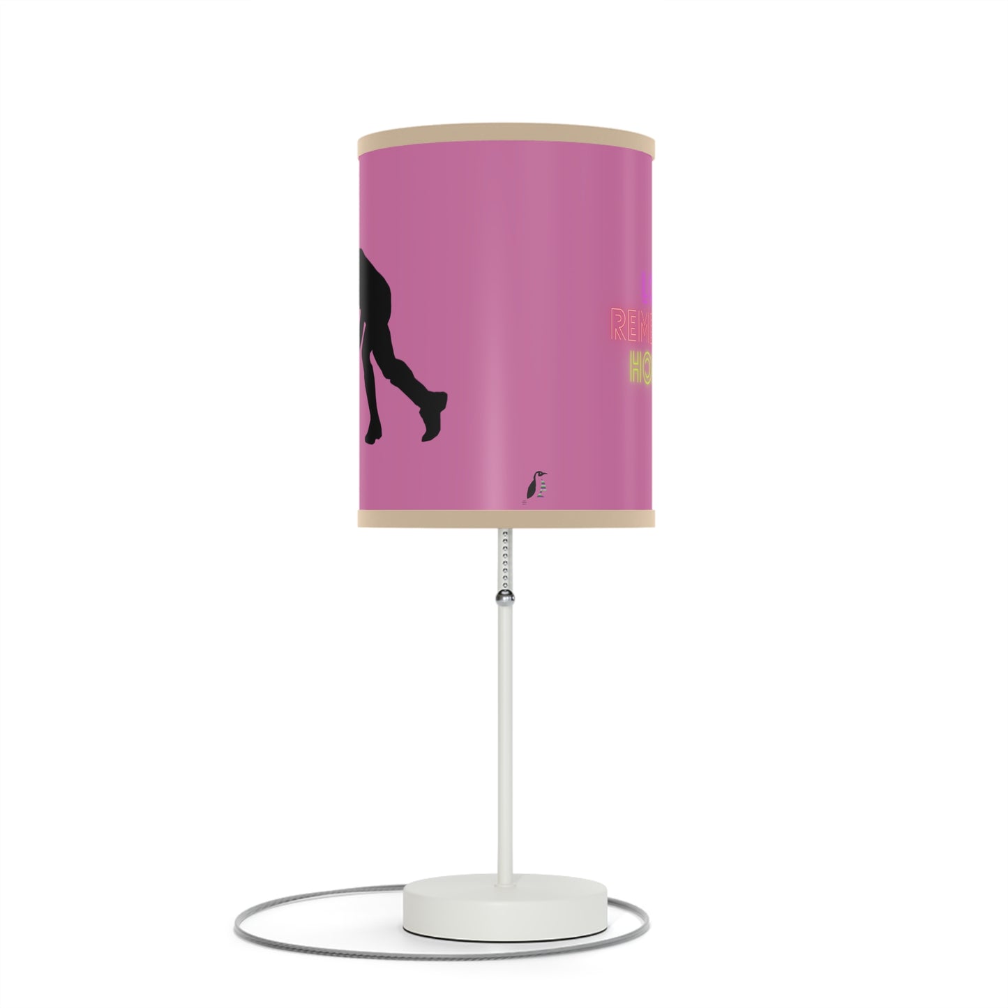 Lamp on a Stand, US|CA plug: Hockey Lite Pink