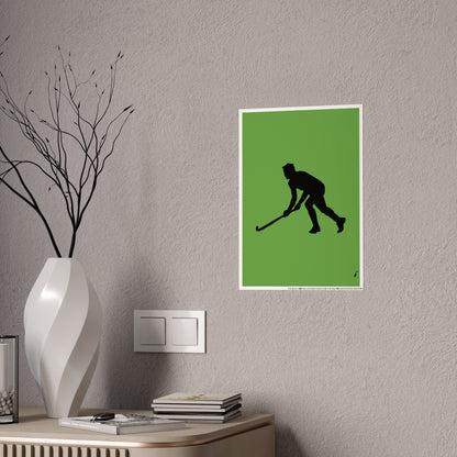 Gloss Posters: Hockey Green