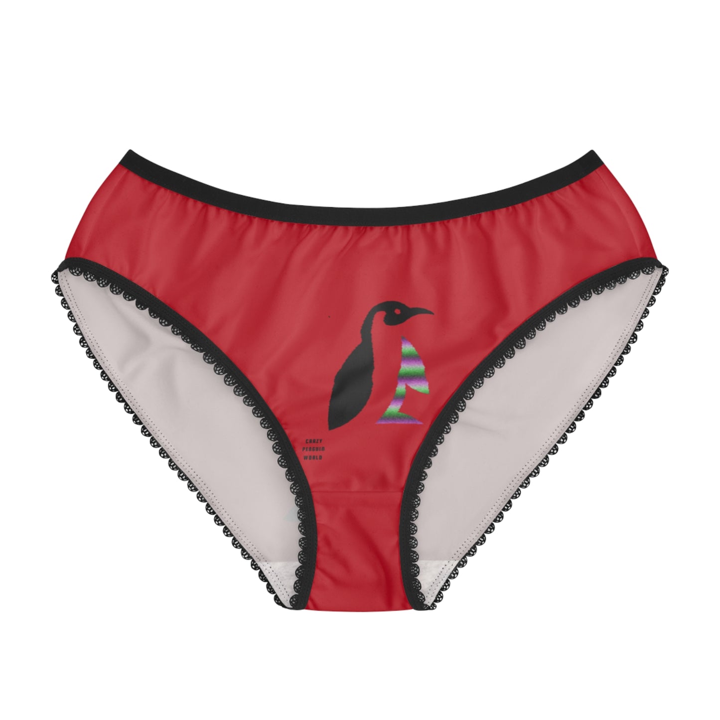 Women's Briefs: Dance Dark Red