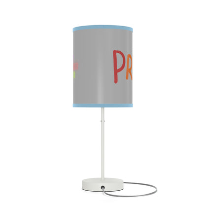 Lamp on a Stand, US|CA plug: LGBTQ Pride Lite Grey 