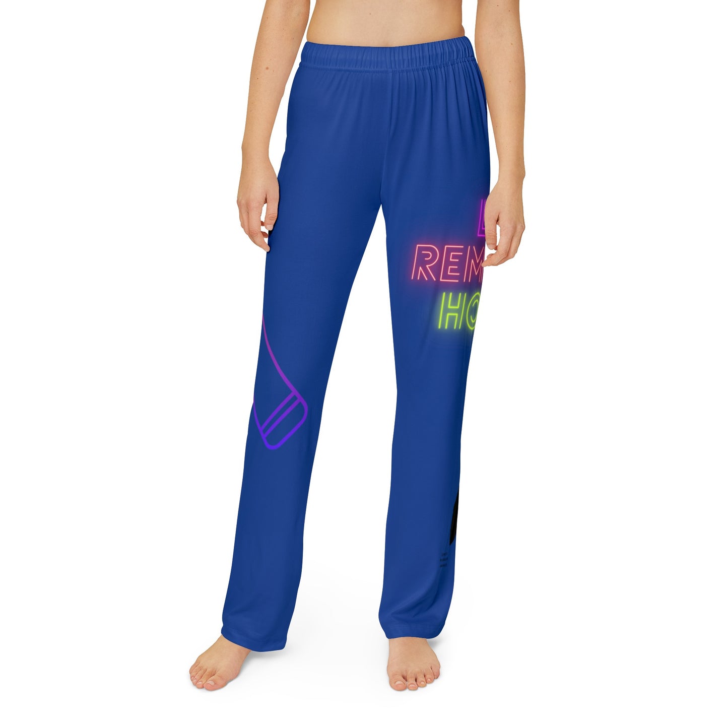 Kids Pajama Pants: Music Dark Blue